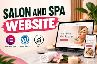 design beauty salon or spa website