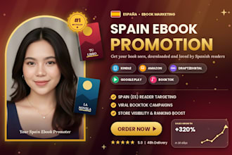 do spain ebook promotion on kindle amazon draft2digital google play booktok