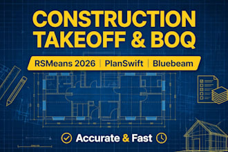 do construction takeoff and boq estimation with planswift