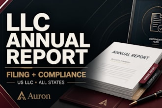 ile your US llc annual report and maintain state compliance