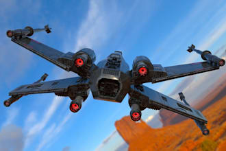 create custom 3d spaceship models