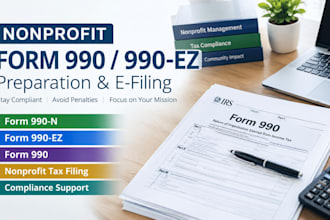 prepare and file your nonprofit form 990 or 990ez