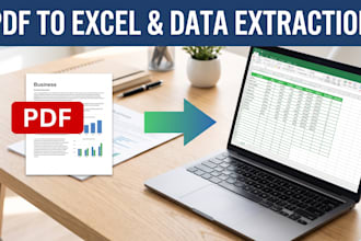 extract complex data from PDF to excel, CSV, and automate data extraction