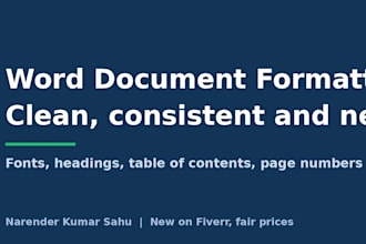 format and clean up your word documents