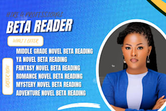 beta read middle grade ya fantasy romance mystery adventure horror novel