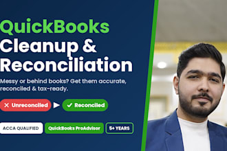 do quickbooks cleanup and bank reconciliation