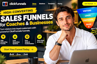 build clickfunnels lead generation funnel for coaches and businesses