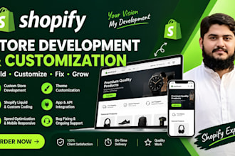 be your shopify expert for store redesign and theme customization