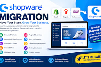 migrate your ecommerce store to shopware 6 seamlessly