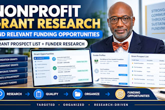 find nonprofit grants funding opportunities and grant prospect list
