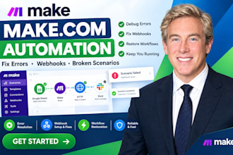 fix make com automation errors webhooks and broken scenarios