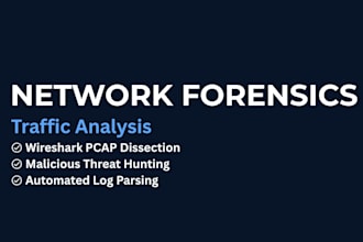 analyze network traffic and pcap logs