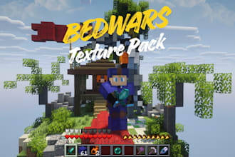 create a custom minecraft bedwars 16x texture pack