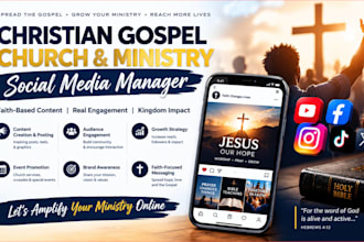 be your christian gospel church ministry faith brand crusad social media manager