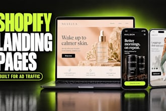 build a high converting shopify landing page for your paid ads traffic