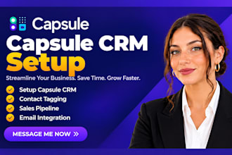 setup capsule crm contact tagging sales pipeline email integration