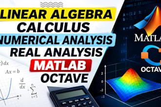 do linear algebra ,calculus, matlab, octave, numerical analysis
