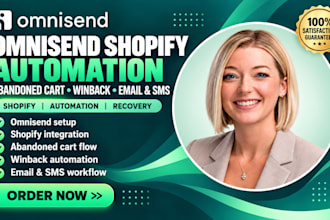 setup omnisend shopify abandoned cart winback email omnisend sms automation