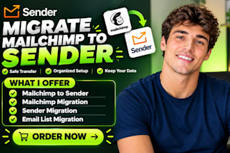 migrate mailchimp to sender contacts templates email automation newsletter