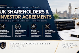 draft a robust UK startup founders agreement and shareholders contract
