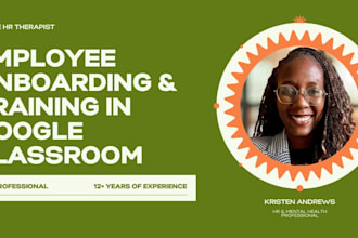 design your employee onboarding or training in google classroom