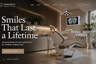design squarespace dental website dentist clinic healthcare website