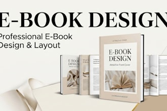 design a professional ebook layout and interior pages