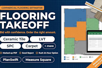 do commercial flooring takeoff and estimation