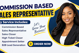be your commission based sales rep high ticket closer and app setter