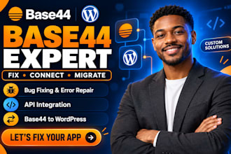 fix base44 expert base44 bug fixing base44 integration base44 to wordpress error