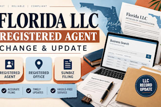 change your florida llc registered agent and registered office