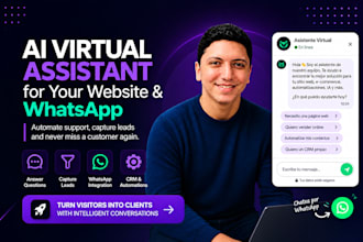 build an ai virtual assistant for your website and whatsapp
