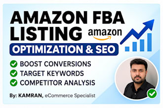 do amazon fba listing optimization and seo copywriting