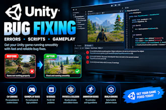 fix unity bugs and errors in your unity game