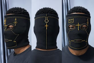make custom cosplay mask, character mask, helmet