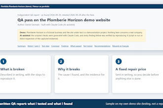 fix your broken ai built web app form login or test payment