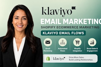setup klaviyo email marketing, shopify ecommerce marketing, klaviyo email flows