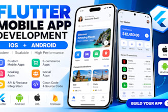 build mobile app development, ios app android ,app creation using flutter