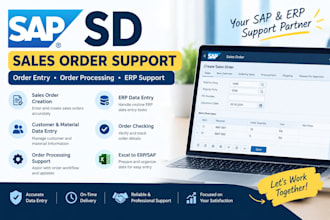 sap sd sales order entry and erp support