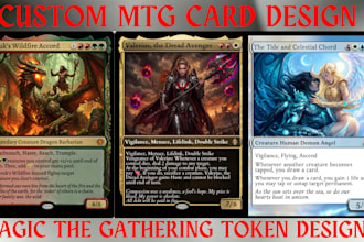 design custom mtg card mtg alter edh card commander card mtg tokens mtg card art