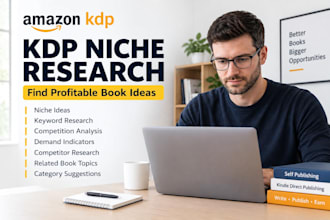 research low competition KDP niches, keywords and book ideas