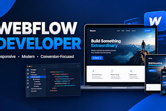 do webflow website design, framer website, figma to webflow, webflow developer