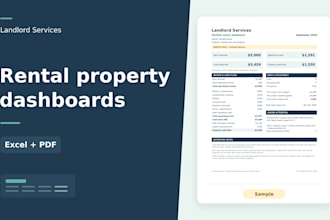 create a rental property dashboard for landlords