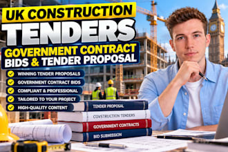 write uk construction tenders government contract bid tender proposal