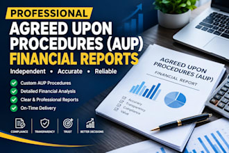 prepare professional agreed upon procedures aup financial reports