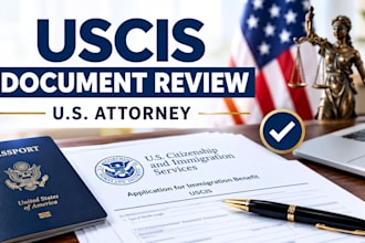 review your uscis forms and immigration documents as a US attorney