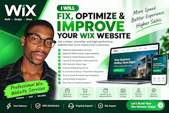 fix and optimize your wix website for speed and sales boost performance