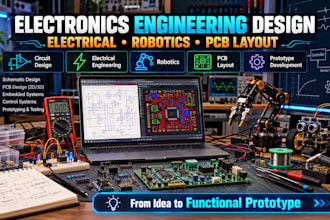 do electronics engineering design, electrical engineering, robotics, pcb layout