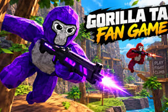 make you a gorilla tag fan game player model make gun pvp gorilla tag fangame