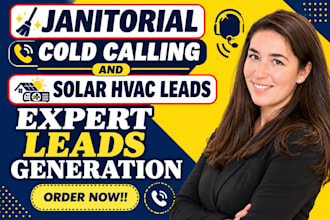 janitorial cold calling commercial cleaning cold calling  hvac lead generation
